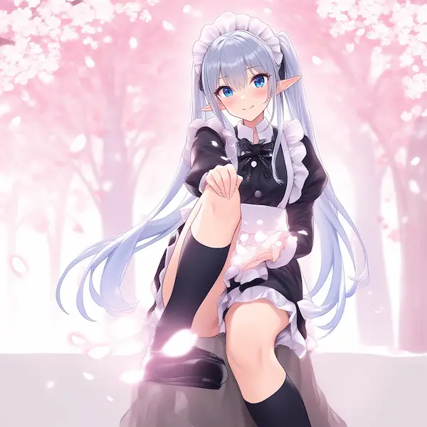 エルフのメイドさん
