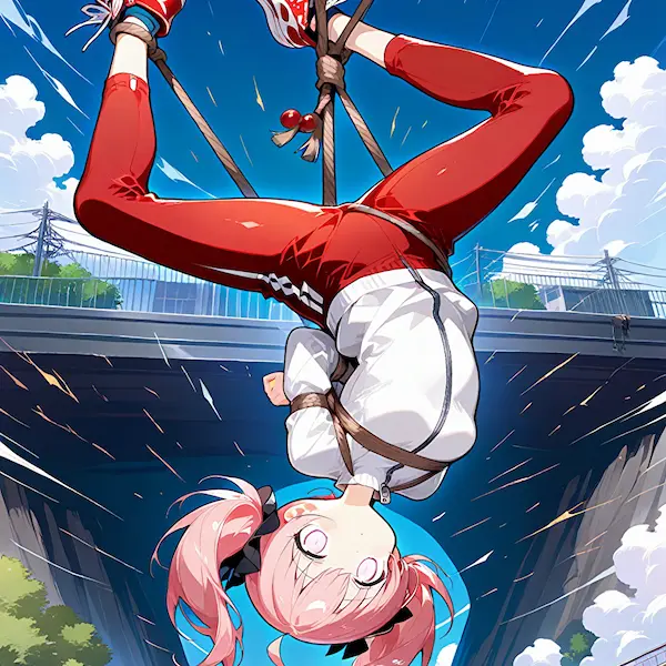 逆さ吊り