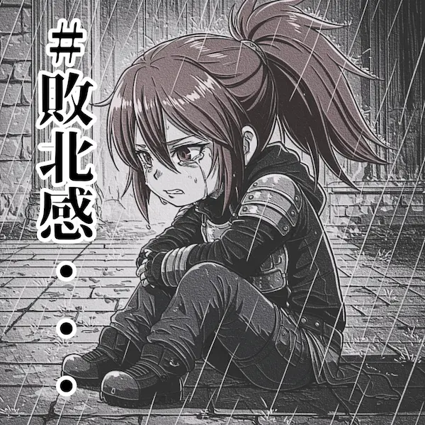 敗北感・・・