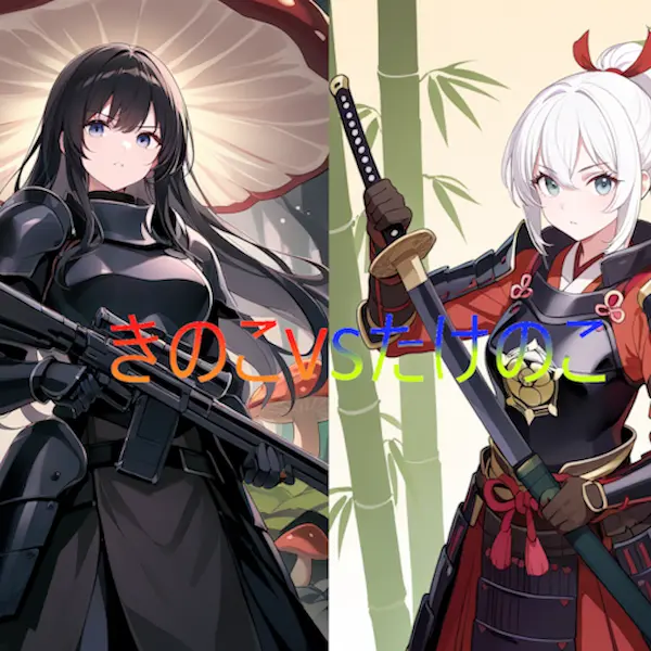 きのこVSたけのこ