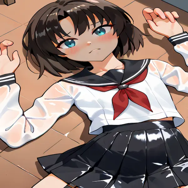 ぺちゃんこ女子